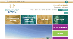 Desktop Screenshot of beauarabaliving.org.au